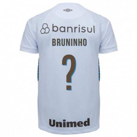 Kandiny Kinder Bruninho #0 Weiß Auswärtstrikot Trikot 2023/24 T-Shirt