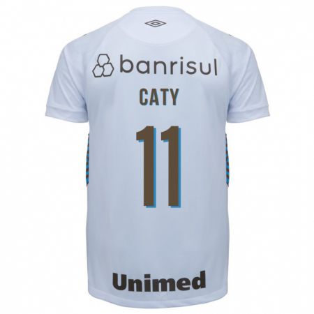 Kandiny Kinder Caty #11 Weiß Auswärtstrikot Trikot 2023/24 T-Shirt