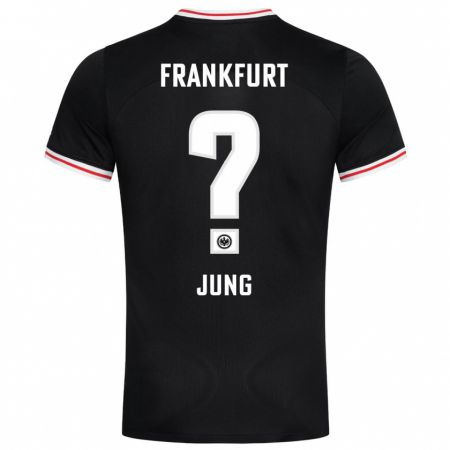 Kandiny Kinder Louis Jung #0 Schwarz Auswärtstrikot Trikot 2023/24 T-Shirt