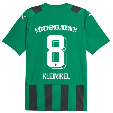 Kandiny Kinder Nadja Kleinikel #8 Schwarz Grün Auswärtstrikot Trikot 2023/24 T-Shirt