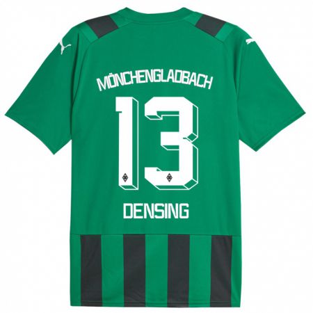 Kandiny Kinder Kyra Densing #13 Schwarz Grün Auswärtstrikot Trikot 2023/24 T-Shirt
