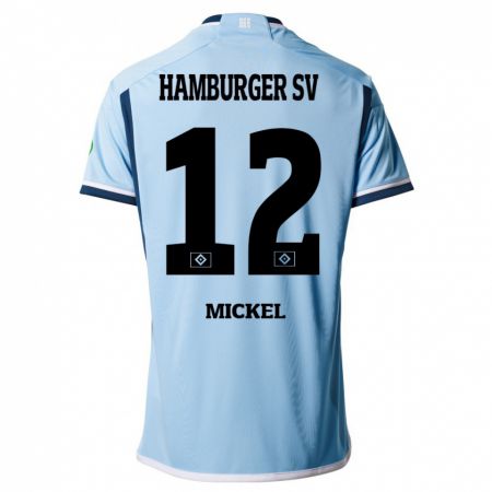 Kandiny Kinder Tom Mickel #12 Blau Auswärtstrikot Trikot 2023/24 T-Shirt
