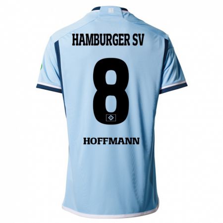 Kandiny Kinder Nick Hoffmann #8 Blau Auswärtstrikot Trikot 2023/24 T-Shirt