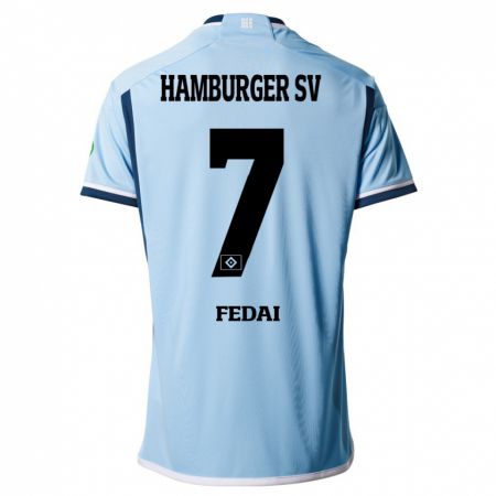 Kandiny Kinder Martin Fedai #7 Blau Auswärtstrikot Trikot 2023/24 T-Shirt