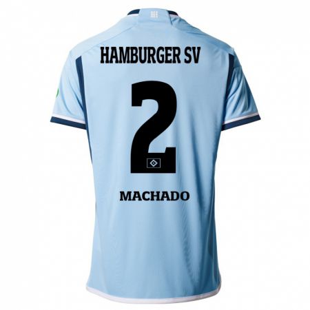 Kandiny Kinder Kilian Hölscher Machado #2 Blau Auswärtstrikot Trikot 2023/24 T-Shirt