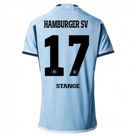 Kandiny Kinder Otto Stange #17 Blau Auswärtstrikot Trikot 2023/24 T-Shirt