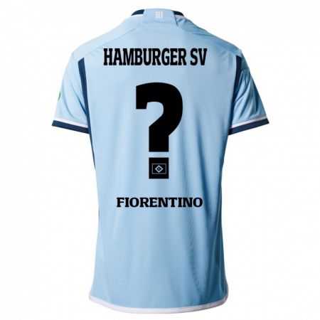 Kandiny Kinder Gianluca Fiorentino #0 Blau Auswärtstrikot Trikot 2023/24 T-Shirt