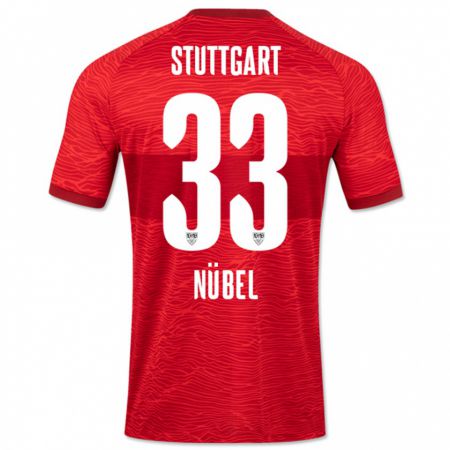 Kandiny Kinder Alexander Nübel #33 Rot Auswärtstrikot Trikot 2023/24 T-Shirt