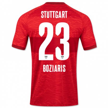 Kandiny Kinder Giannis Boziaris #23 Rot Auswärtstrikot Trikot 2023/24 T-Shirt