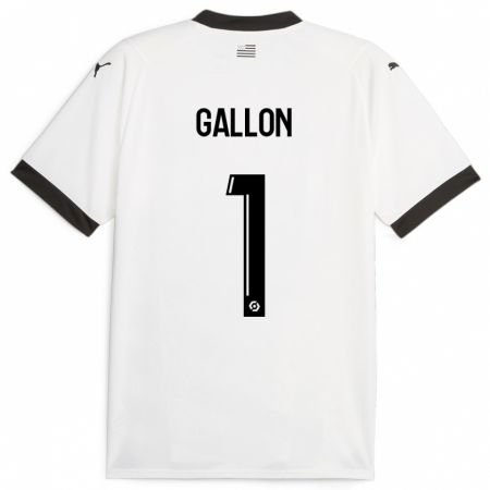 Kandiny Kinder Gauthier Gallon #1 Weiß Auswärtstrikot Trikot 2023/24 T-Shirt