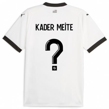 Kandiny Kinder Mohamed Kader Meïté #0 Weiß Auswärtstrikot Trikot 2023/24 T-Shirt