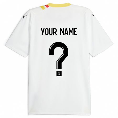 Kandiny Kinder Ihren Namen #0 Schwarz Auswärtstrikot Trikot 2023/24 T-Shirt