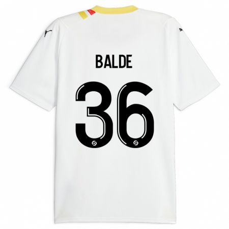 Kandiny Kinder Ibrahima Baldé #36 Schwarz Auswärtstrikot Trikot 2023/24 T-Shirt