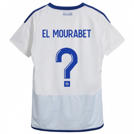 Kandiny Kinder Samir El Mourabet #0 Weiß Auswärtstrikot Trikot 2023/24 T-Shirt