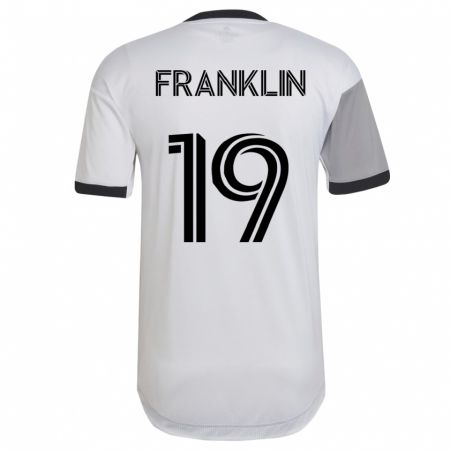 Kandiny Kinder Kobe Franklin #19 Weiß Auswärtstrikot Trikot 2023/24 T-Shirt