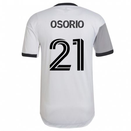 Kandiny Kinder Jonathan Osorio #21 Weiß Auswärtstrikot Trikot 2023/24 T-Shirt