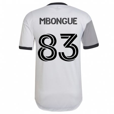 Kandiny Kinder Hugo Mbongue #83 Weiß Auswärtstrikot Trikot 2023/24 T-Shirt