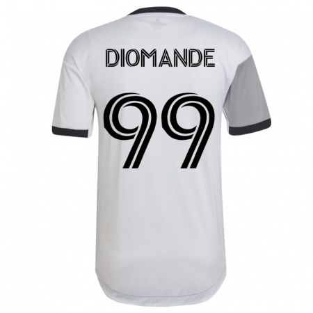 Kandiny Kinder Adama Diomande #99 Weiß Auswärtstrikot Trikot 2023/24 T-Shirt