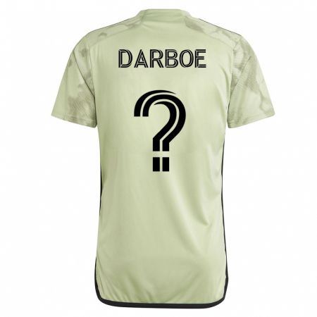 Kandiny Kinder Bajung Darboe #0 Grün Auswärtstrikot Trikot 2023/24 T-Shirt