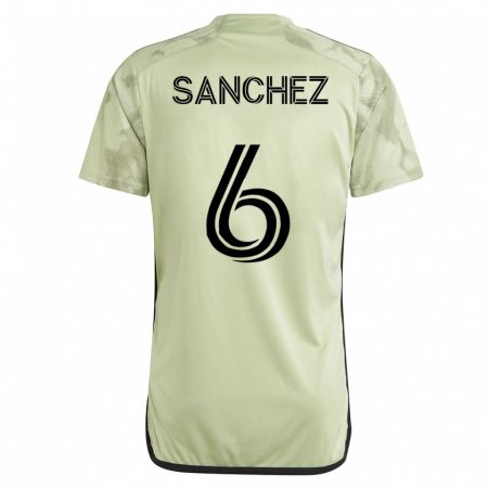 Kandiny Kinder Ilie Sánchez #6 Grün Auswärtstrikot Trikot 2023/24 T-Shirt