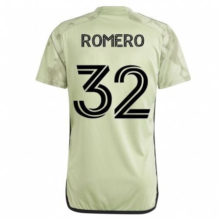 Kandiny Kinder Abraham Romero #32 Grün Auswärtstrikot Trikot 2023/24 T-Shirt