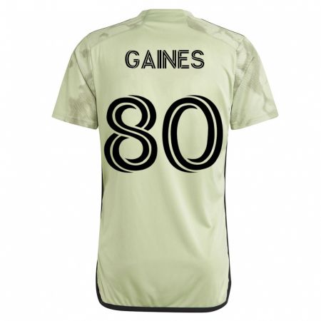 Kandiny Kinder Julian Gaines #80 Grün Auswärtstrikot Trikot 2023/24 T-Shirt