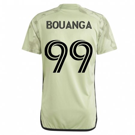 Kandiny Kinder Denis Bouanga #99 Grün Auswärtstrikot Trikot 2023/24 T-Shirt