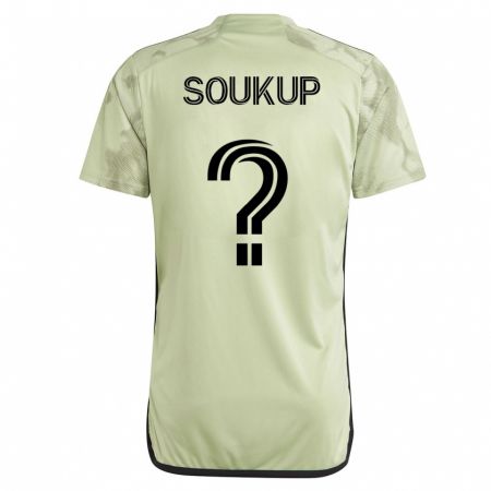 Kandiny Kinder Alixson Soukup #0 Grün Auswärtstrikot Trikot 2023/24 T-Shirt