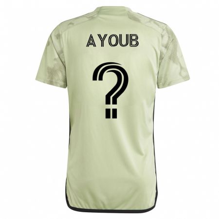 Kandiny Kinder Ryan Ayoub #0 Grün Auswärtstrikot Trikot 2023/24 T-Shirt