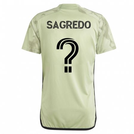Kandiny Kinder Giancarlo Sagredo #0 Grün Auswärtstrikot Trikot 2023/24 T-Shirt