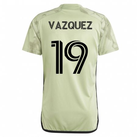 Kandiny Kinder Favian Vazquez #19 Grün Auswärtstrikot Trikot 2023/24 T-Shirt