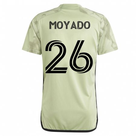 Kandiny Kinder Bryan Moyado #26 Grün Auswärtstrikot Trikot 2023/24 T-Shirt
