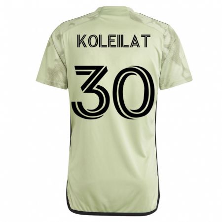 Kandiny Kinder Jassem Koleilat #30 Grün Auswärtstrikot Trikot 2023/24 T-Shirt