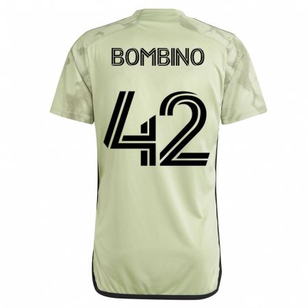 Kandiny Kinder Luca Bombino #42 Grün Auswärtstrikot Trikot 2023/24 T-Shirt