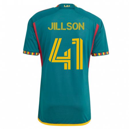 Kandiny Kinder Simon Jillson #41 Grün Auswärtstrikot Trikot 2023/24 T-Shirt