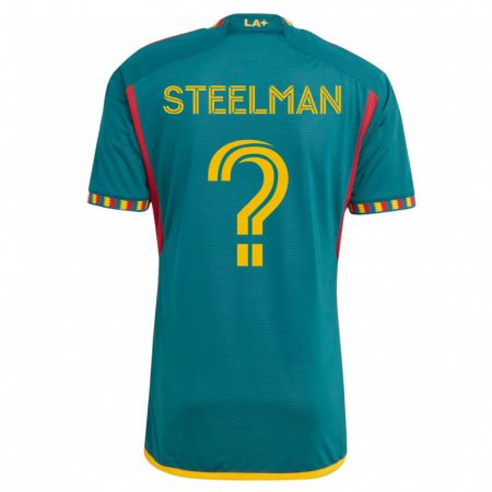 Kandiny Kinder Maximus Steelman #0 Grün Auswärtstrikot Trikot 2023/24 T-Shirt