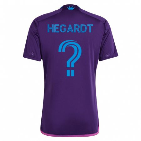 Kandiny Kinder Chris Hegardt #0 Violett Auswärtstrikot Trikot 2023/24 T-Shirt
