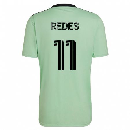 Kandiny Kinder Rodney Redes #11 Hellgrün Auswärtstrikot Trikot 2023/24 T-Shirt