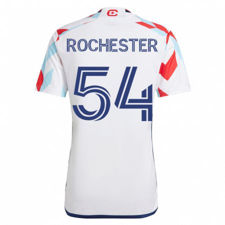 Kandiny Kinder Lamonth Rochester #54 Weiß Blau Auswärtstrikot Trikot 2023/24 T-Shirt