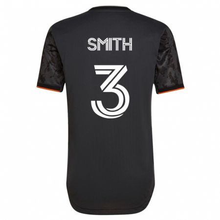 Kandiny Kinder Brad Smith #3 Schwarz Auswärtstrikot Trikot 2023/24 T-Shirt
