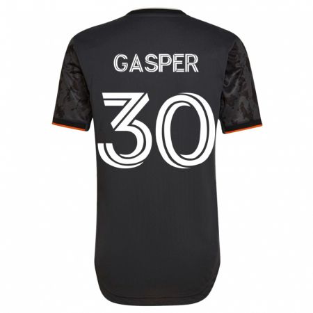 Kandiny Kinder Chase Gasper #30 Schwarz Auswärtstrikot Trikot 2023/24 T-Shirt