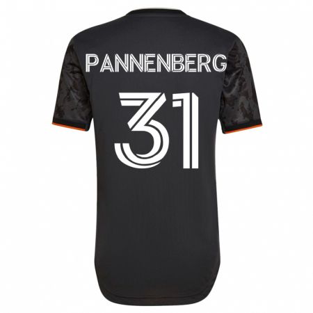 Kandiny Kinder Andrew Pannenberg #31 Schwarz Auswärtstrikot Trikot 2023/24 T-Shirt