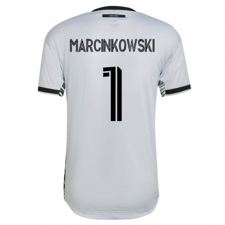 Kandiny Kinder Jt Marcinkowski #1 Weiß Auswärtstrikot Trikot 2023/24 T-Shirt
