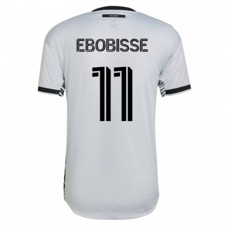 Kandiny Kinder Jeremy Ebobisse #11 Weiß Auswärtstrikot Trikot 2023/24 T-Shirt