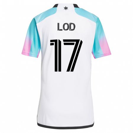 Kandiny Kinder Robin Lod #17 Weiß Auswärtstrikot Trikot 2023/24 T-Shirt