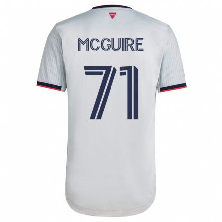 Kandiny Kinder Nolan Mcguire #71 Weiß Auswärtstrikot Trikot 2023/24 T-Shirt