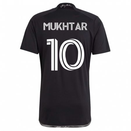 Kandiny Kinder Hany Mukhtar #10 Schwarz Auswärtstrikot Trikot 2023/24 T-Shirt