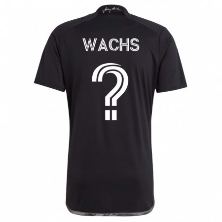 Kandiny Kinder Eli Wachs #0 Schwarz Auswärtstrikot Trikot 2023/24 T-Shirt