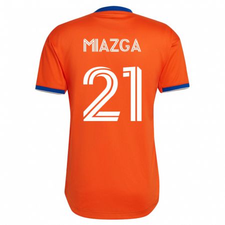 Kandiny Kinder Matt Miazga #21 Weiß Auswärtstrikot Trikot 2023/24 T-Shirt