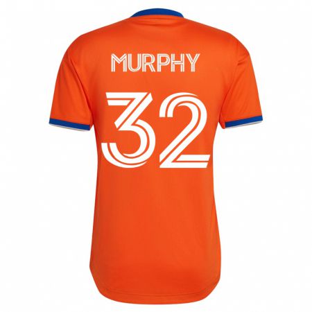 Kandiny Kinder Ian Murphy #32 Weiß Auswärtstrikot Trikot 2023/24 T-Shirt